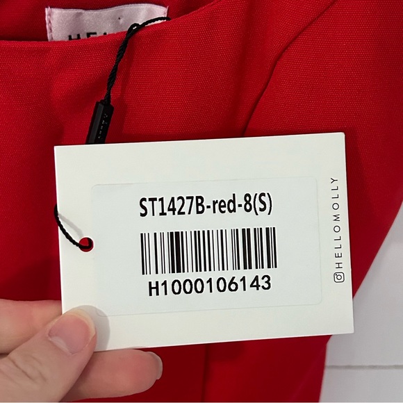 Hello Molly Red Mini Dress - Picture 7 of 9